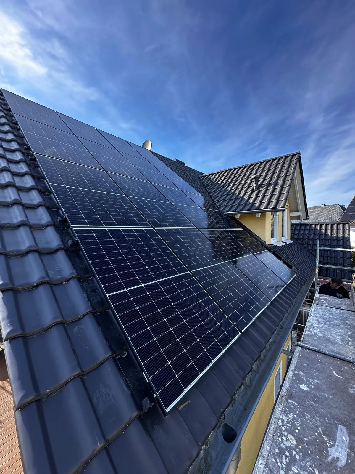 Photovoltaikanlage in Schwall